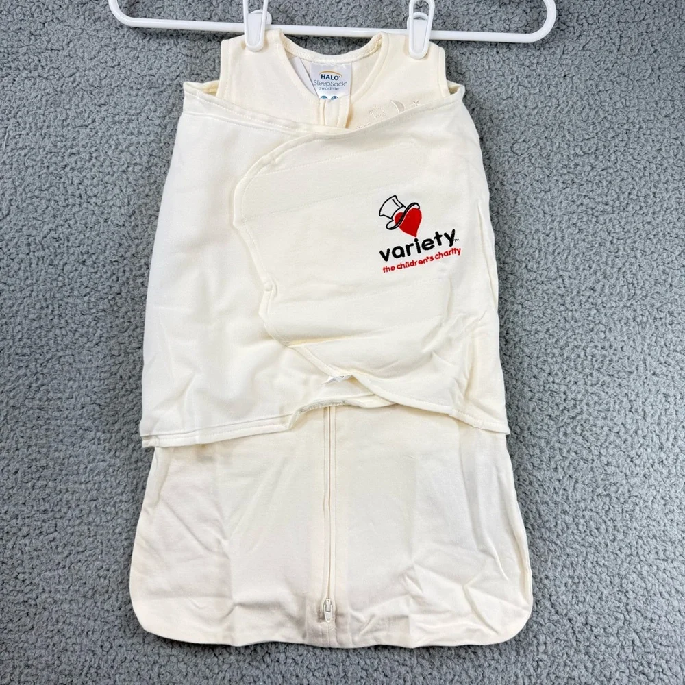 Halo White Baby Sleep Sack with Variety Logo New in Package‎